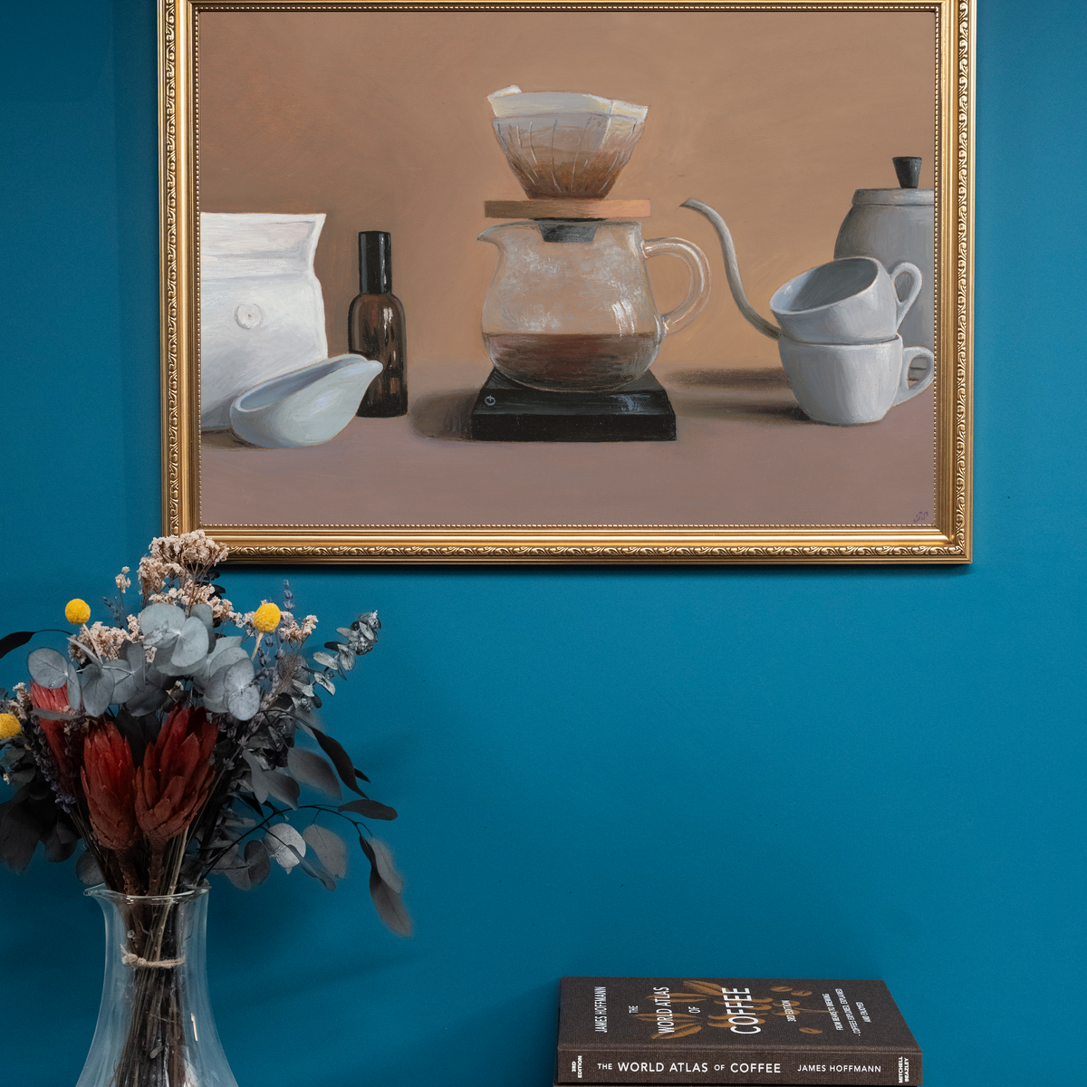 版画 Ly painter Coffee stand in the Painting COFFEE STAND IN THE